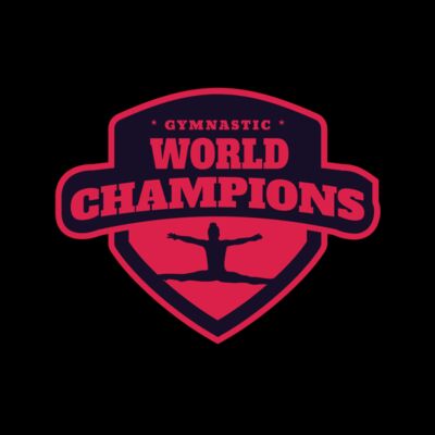 Gymnastic World Champions logo template Thumbnail